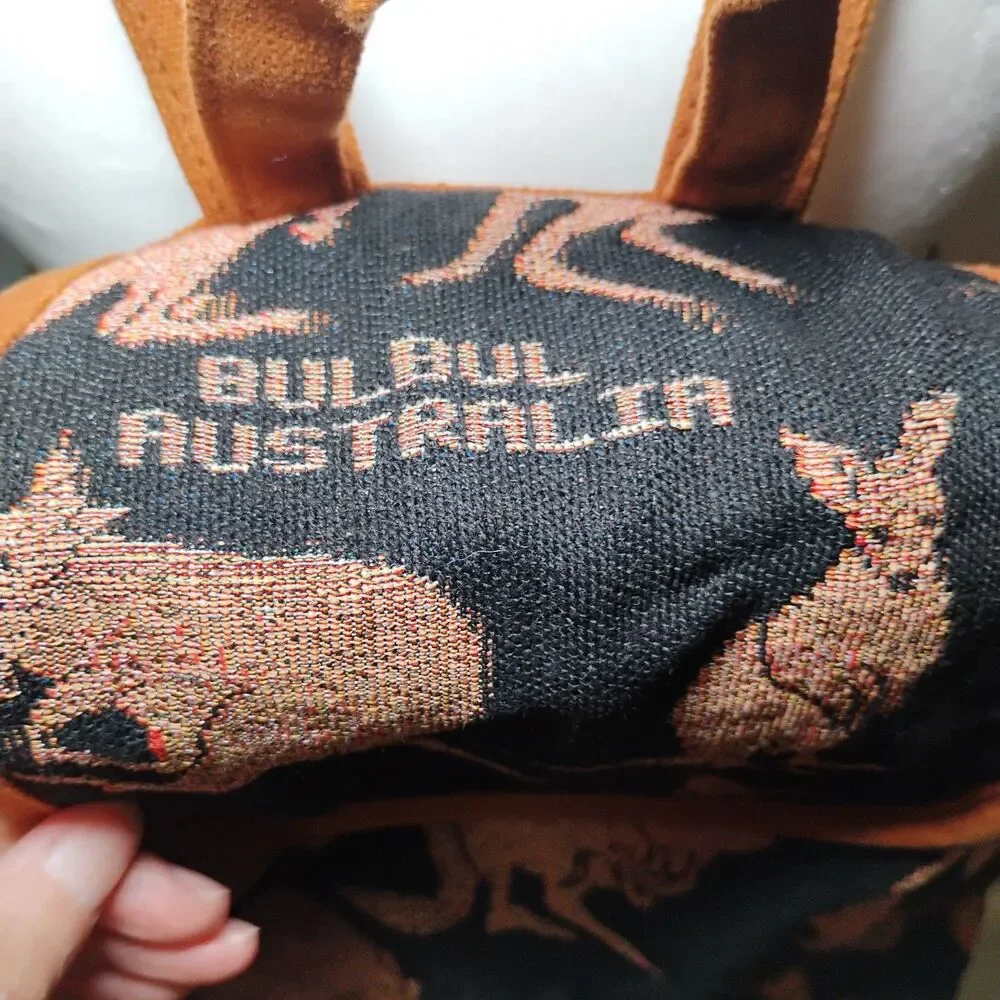 100% Cotton Kangaroo Prints Backpack Purse